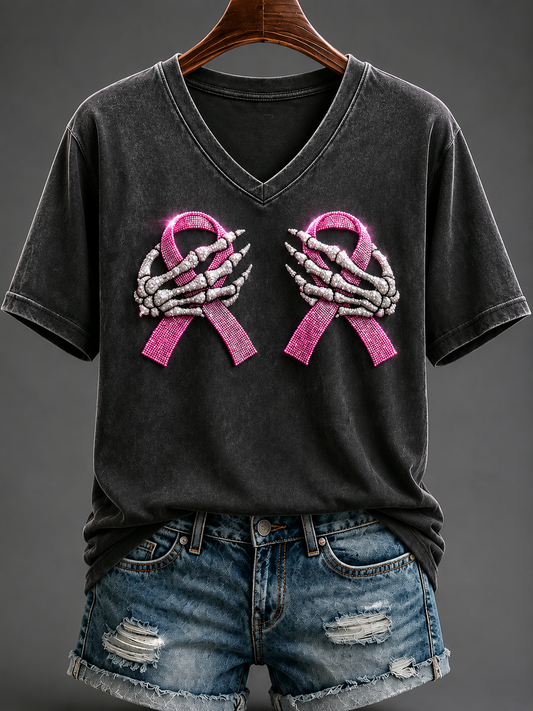 Women's Breast Cancer Short-sleeved T-shirt
