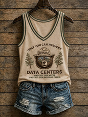 Women's Only You Can Prevent Ai Data Centers Print Tank Top