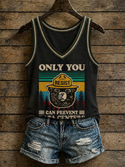Women's Only You Can Prevent Ai Data Centers Print Tank Top