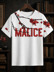 Unisex Japanese Art Books Reading Lover Printed T-shirt