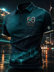 Men's Rugby Fan Miami 60 Printed polo shirt