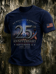 Men's 9.11 Never Forget Printed T-shirt
