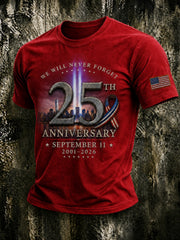Men's 9.11 Never Forget Printed T-shirt