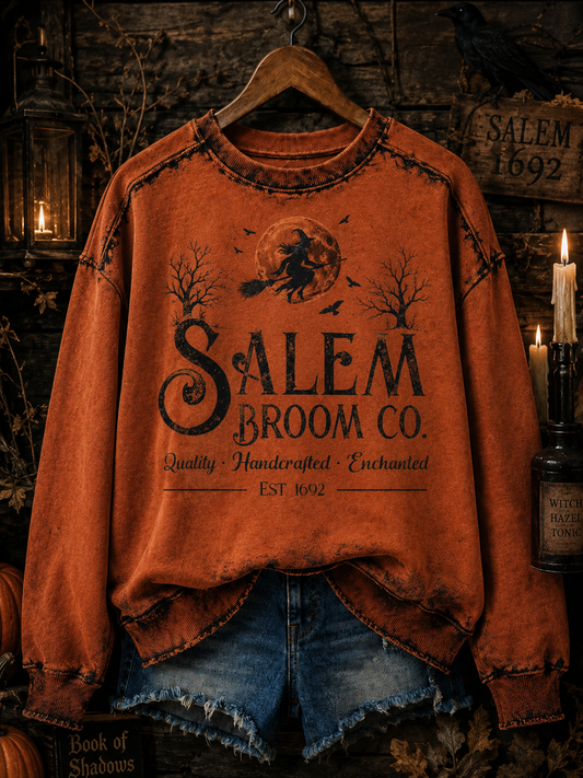 Women's Salem Broom Company Printed Sweatshirt