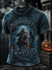 Men's Hello Darkness My Old Friend Halloween T-shirt