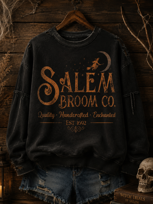Women's Salem Broom Company Printed Sweatshirt