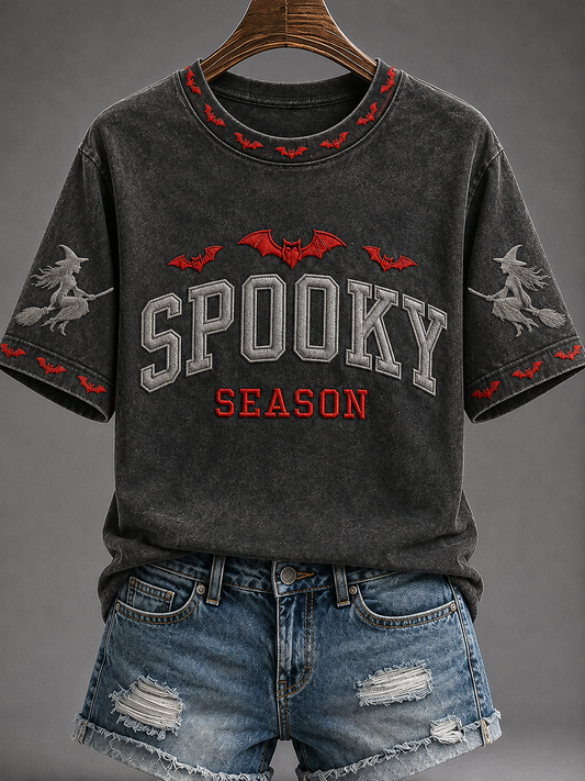 Women's Spooky Season Short-sleeved T-shirt