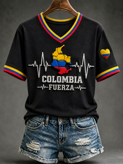 Women's Fuerza Colombia Short-sleeved T-shirt