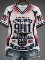 Women's We Will Never Forget 9 11 September 11 T-shirt