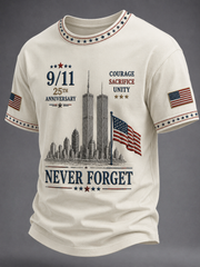 Men's American Patriot Day Short Sleeves T-shirt