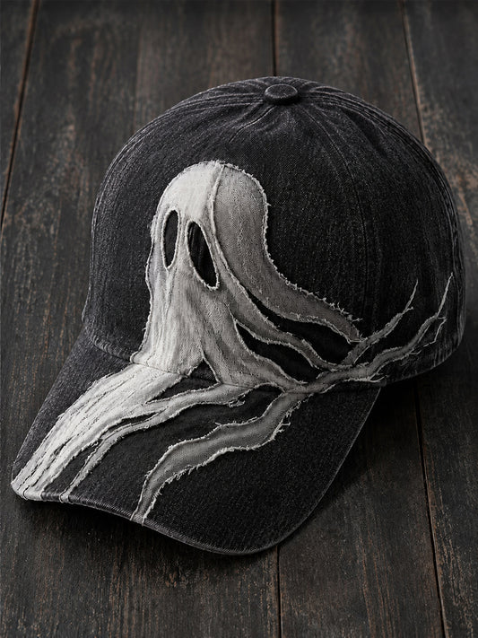Unisex Halloween Ghost Print Hat