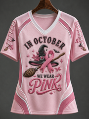 Women's in october we wear pink T-shirt