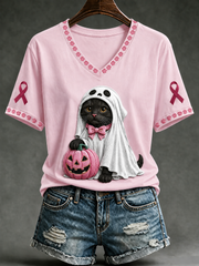 Women's Breast Cancer Short-sleeved T-shirt
