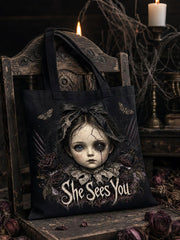 "She Sees You" Unisex Canvas Bag