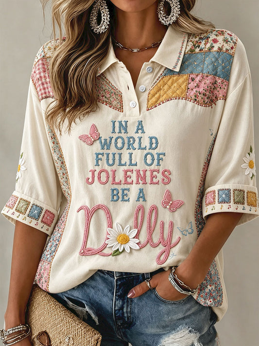 Women’s Rip Country Music Lover Queen of Country Printed Casual Tops