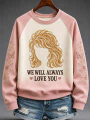Women's Rip Country Music Lover Queen of Country Print Sweatshirt