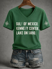 Women's Lake Ontario Always And Forever V-Neck Tee