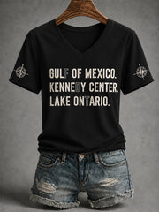Women's Lake Ontario Always And Forever V-Neck Tee