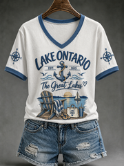Women's Lake Ontario Always And Forever Short-sleeved T-shirt