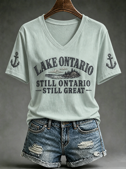 Women's Lake Ontario Always And Forever Short-sleeved T-shirt