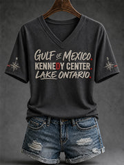 Women's Lake Ontario Always And Forever V-Neck Tee