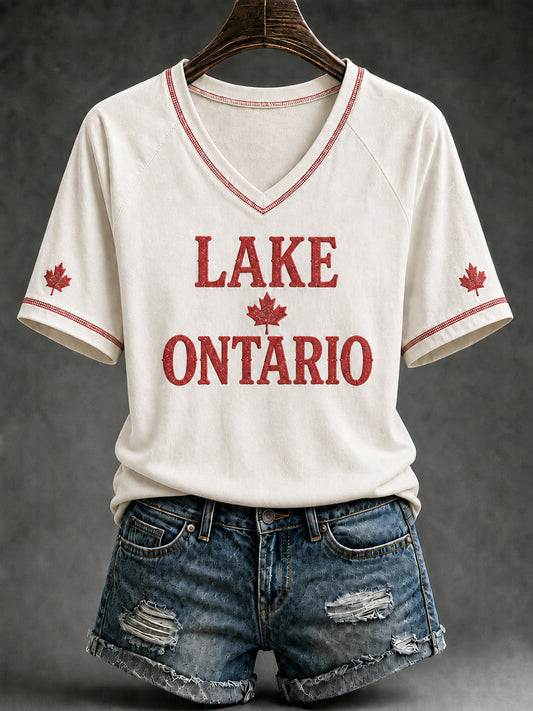 Women's Lake Ontario Always And Forever Short Sleeve T-shirt