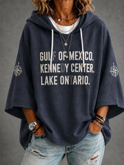 Women’s Gulf Of Mexico Kennedy Center Lake Ontario 3/4 Sleeve Hoodie