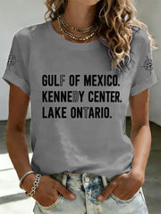 Women's Gulf Of Mexico Kennedy Center Lake Ontario Graphic Tee