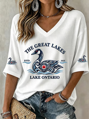 Women's Lake Ontario Waffle T-shirt