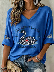 Women's Lake Ontario Waffle T-shirt