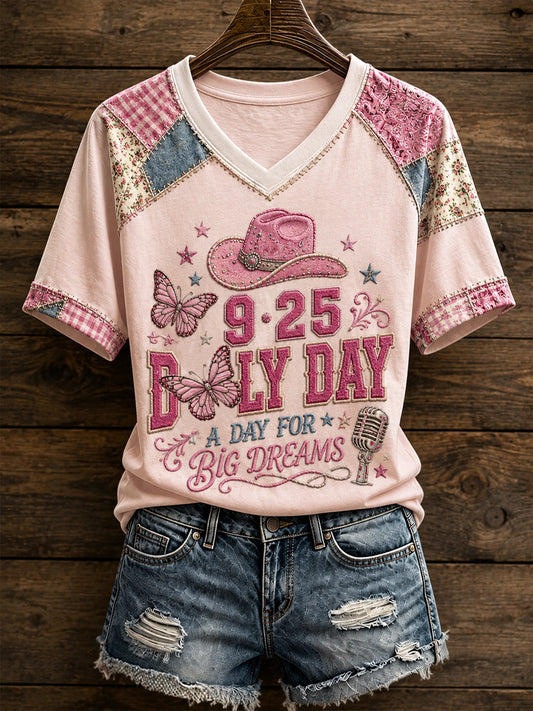 Women's Country Music Lover We Will Always Love U 925 Printed T-Shirt