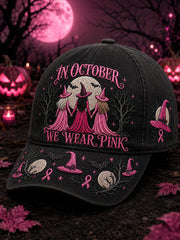 Unisex IN OCTOBER WE WEAR PINK Print Hat