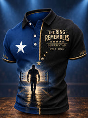 Men's Rip Wrestling Legend Superstar 1943-2026 Printed Casual Tops