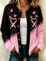 women's Breast Cancer Cardigan