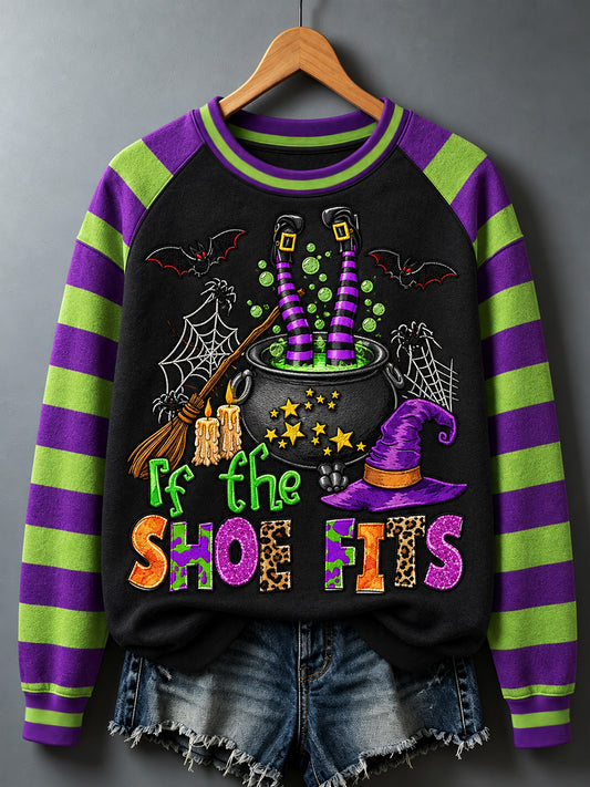 Women's If The Shoes Fits Print Sweatshirt