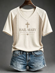 Women's Hail Mary Full Of Grace T-Shirt