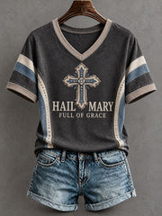 Women's Hail Mary Full Of Grace T-Shirt