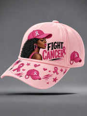Breast Cancer Awareness Print Unisex  Hat
