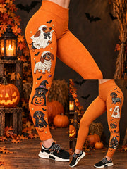 Women's Halloween Dachshund Leggings