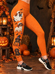 Women's Halloween Dachshund Leggings