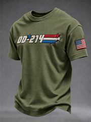 Men's Veteran Pride DD-214 Printed T-shirt