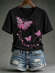 Women's Breast Cancer Short-sleeved T-shirt