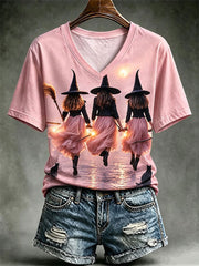 Women's Breast Cancer Awareness Printed Casual T-Shirt