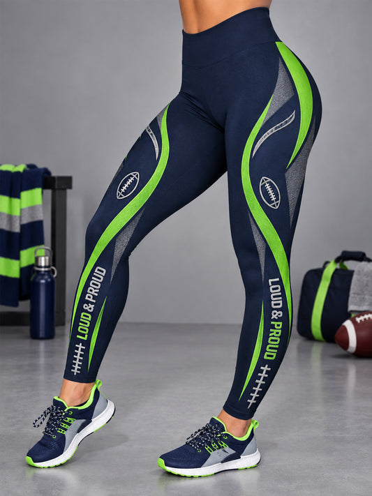 Women's Football Gameday Gift For Football Fans Leggings