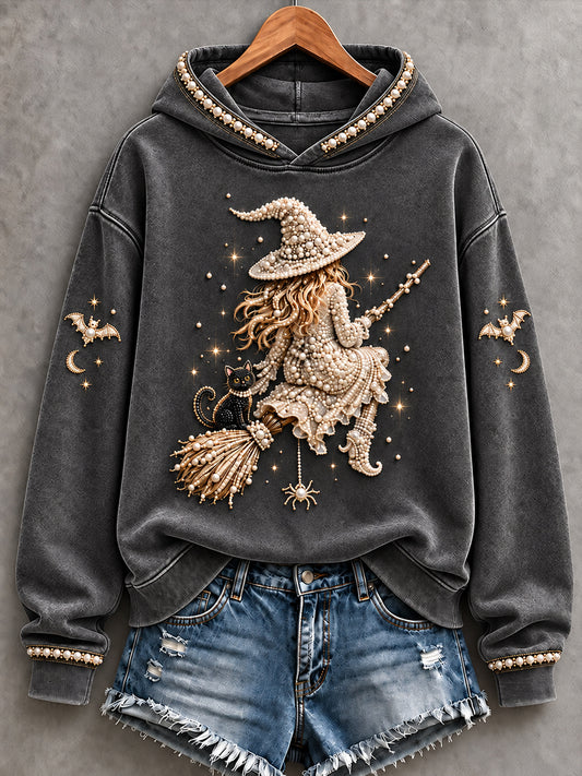 Women's Halloween Salem Witch Hoodie