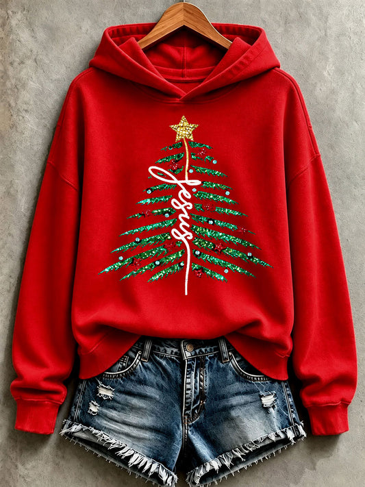 Women's Christmas Jesus Regular Sweatshirt