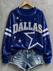 Women's Football Gameday Gift For Football Fans Casual Sweatshirt