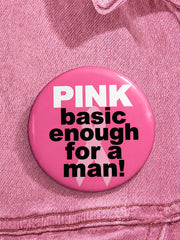 Breast Cancer Awareness Real Men Wear Pink Brooches