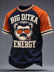 Men's Chicago Football Lover Da Coach Legend Printed T-shirt