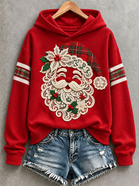 Women's Funny Santa Hoodie